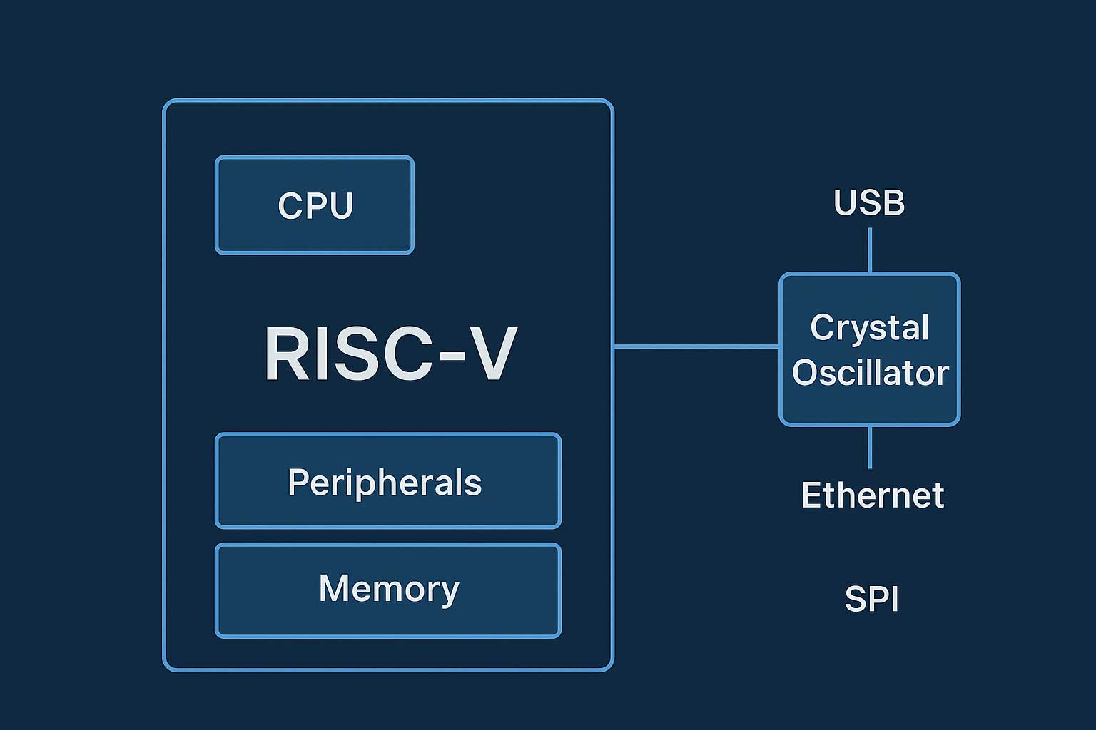 Applications of Crystal Oscillators in RISC-V Processors